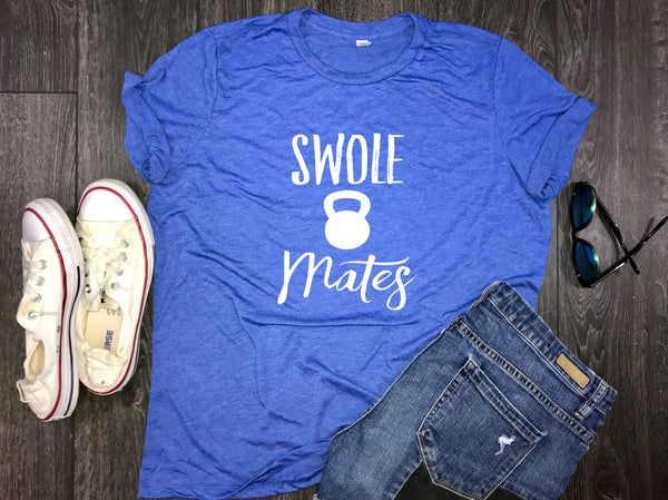 Swole mates shirt... Relaxed women's jersey shirt, swole shirt for women, womens swole shirt, workout shirt, womens workout shirt, swole tee