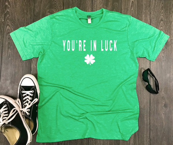 You're in luck St Patricks day mens shirt, st patricks day shirt mens, tomfoolery participant, day drinking shirt, mens drinking shirt