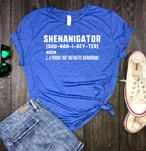 shenanigator women's shirt, day drinkin womens tshirt, shenanigans t shirt, brunch shirt, let the shenanigans being, drinking shirt, brunch