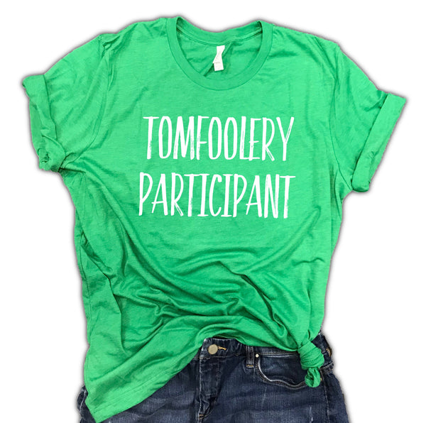 Funny st patricks day shirt women, st pattys day, tomfoolery participant, drinking shirt, st patricks day shirt for women, womens st pattys